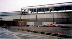 300m roof lift - Steel Works